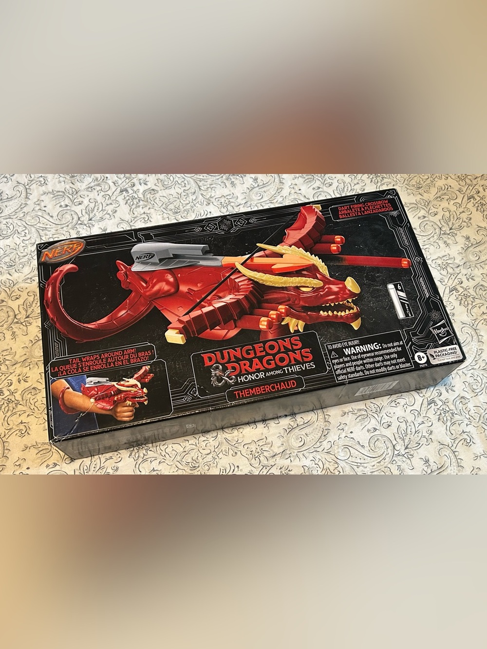 Nerf Dungeons & Dragons Red and Gold Dragon Blaster